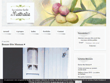 Tablet Screenshot of lacuisinedenathalie.com